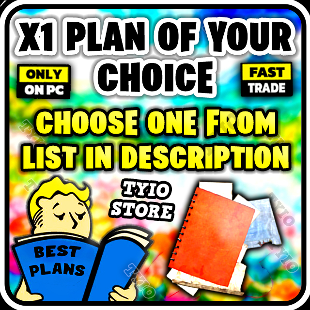 Plan - Fallout 76 Game Item - Gameflip