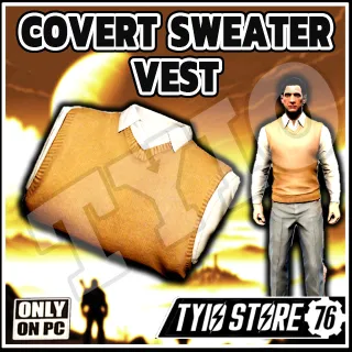 Covert sweater vest 