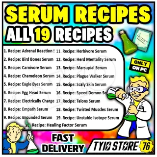 SERUM RECIPES