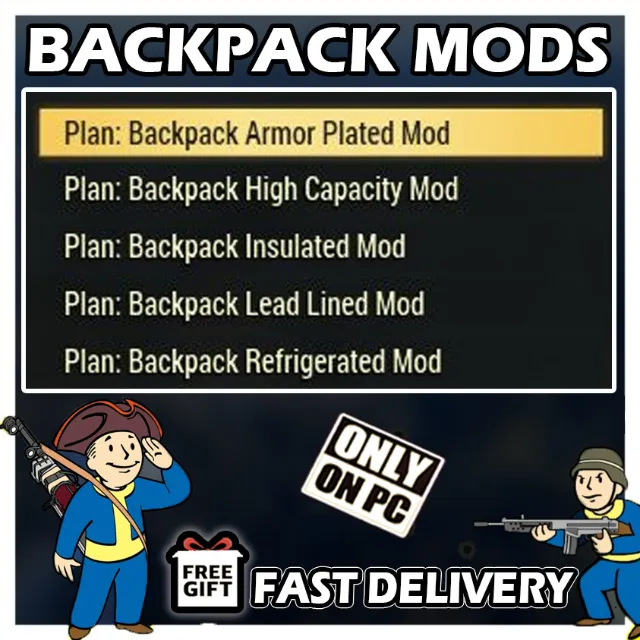 BACKPACK Fallout 76 Game Items Gameflip