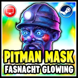 Fasnacht Glowing Pitman Mask