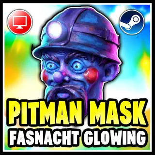 Fasnacht Glowing Pitman Mask