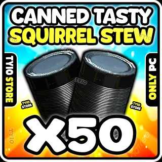 CANNED Tasty squirrel stew