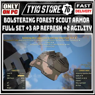 Bolstering Forest Scout Armor