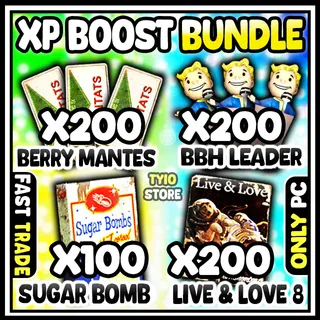 FALLOUT 76 LIVE AND LOVE 8 - BERRY MENTATS -bobbleheads leader