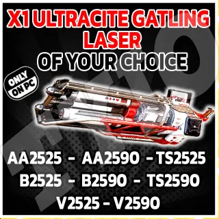 Ultracite Gatling laser