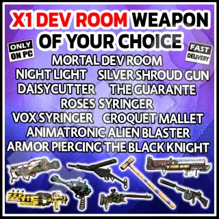 FALLOUT 76 DEVROOM WEAPONS