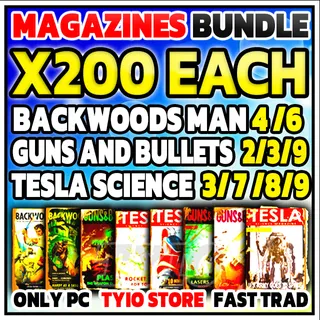 BACKWOODS MAN 4-6 / Tesla Science 3-7-8-9 / Guns and Bullets 2-3-9