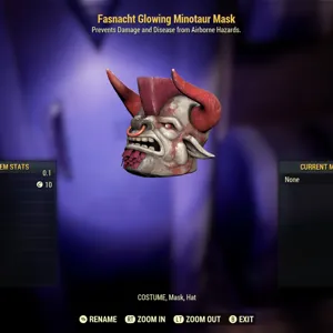 Glowing Minotaur Mask