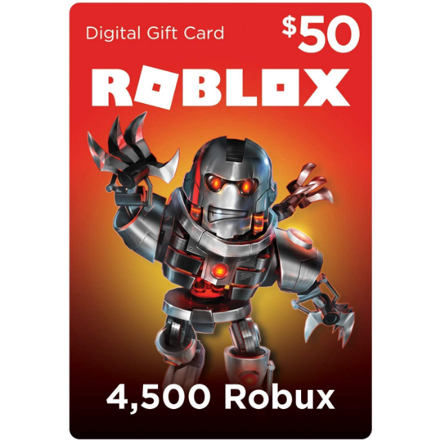 Roblox Gift Card 4500 Robux 50 Other Gift Cards Gameflip - roblox gift cards.com