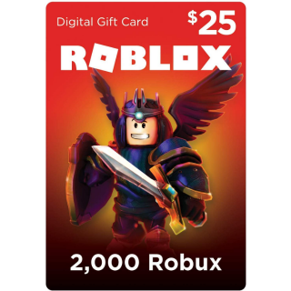 Roblox Gift Card - 2,000 Robux ($25) - Other Gift Cards - Gameflip