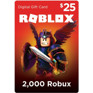 Cartão Presente Roblox 25 Reais  Robux e Experiências Incríveis - Xbr