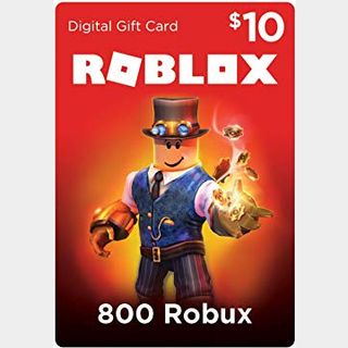 $10 Roblox Gift Card (800 Robux) + Free Virtual Item [Global