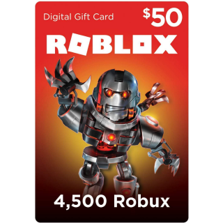 Roblox Gift Card 4500 Robux 50 Other Gift Cards Gameflip - 4 500 robux gift card