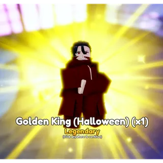 Golden King Halloween Skin