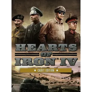 Hearts of Iron IV: Cadet Edition (Steam) 🌍 GLOBAL KEY ⚡ INSTANT