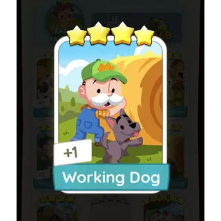 Working Dog Monopoly Go
