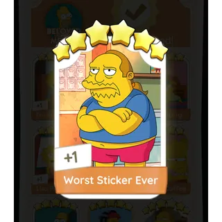 Worst Sticker Ever Monopoly Go