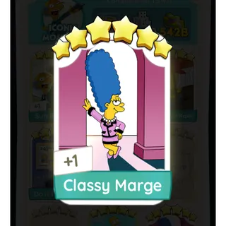 Classy Marge Monopoly Go