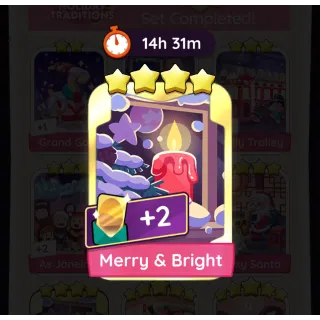 Merry & Bright Monopoly Go