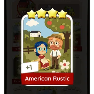 American Rustic Monopoly Go