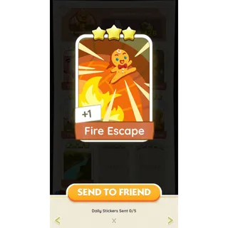 Fire Escape Monopoly Go