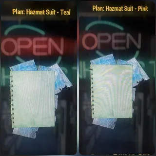 Hazmat Suit Pink & Teal