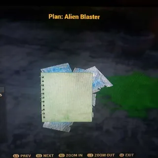 Alien Blaster Plan