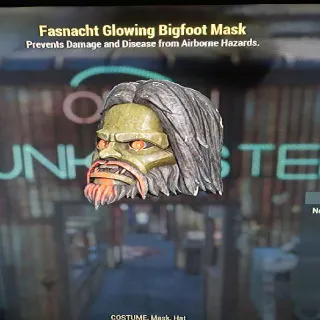 Glowing Bigfoot Mask