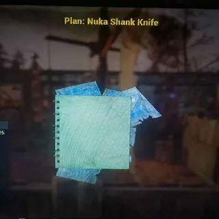 Nuka Shank Knife Plan