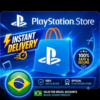 🇧🇷 R$60.00 BRL PlayStation Store Gift Card – Brazil 🇧🇷– Instant Delivery