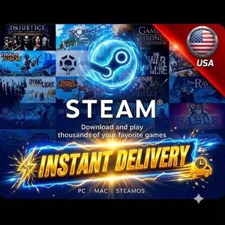 🇺🇸$150.00 Steam Gift Card –🇺🇸 USA – Instant Delivery