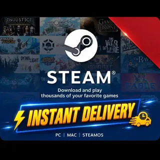 50$ Steam Gift Card –🌐 Global – Instant Delivery