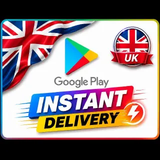 100 GBP Google Play Gift Card –🇬🇧 UNITED KINGDOM Region – Instant Delivery
