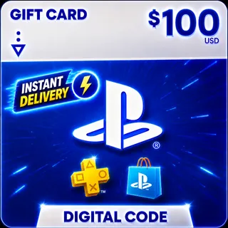 PSN PlayStation $100 USA Store