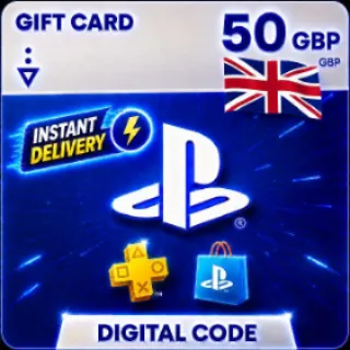 PSN PlayStation 50 GBP UK Store