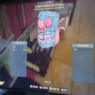 Glowing Corn Cob Mask