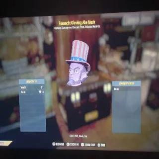 Glowing Abe Mask