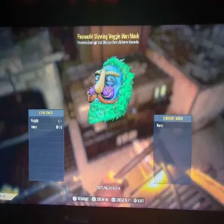 Glowing Veggie Man Mask