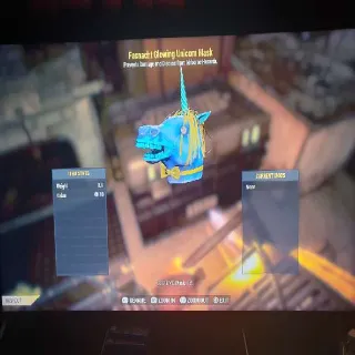 Glowing Unicorn Mask