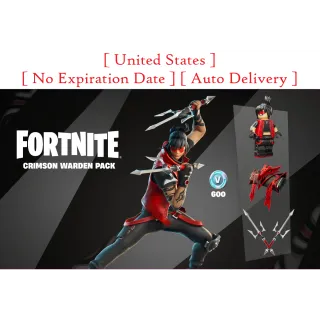 Fortnite - Crimson Warden Pack - XBOX SERIES X|S, XBOX ONE - United States