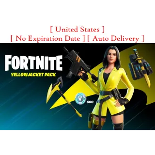 Fortnite - The Yellowjacket Pack - XBOX - United States
