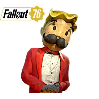 Fallout 76 - Mr. Vault Boy Mascot Outfit and Head Skin DLC Bethesda Key