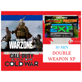 Call of Duty: Warzone - 30 MIN DOUBLE WEAPON XP - PS4 /XBox Series X|S ...