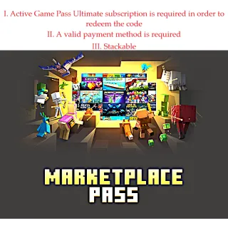 Minecraft - 1 Month Marketplace Content Subscription - XBOX