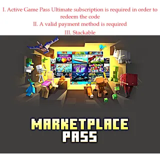 Minecraft - 1 Month Marketplace Content Subscription - XBOX