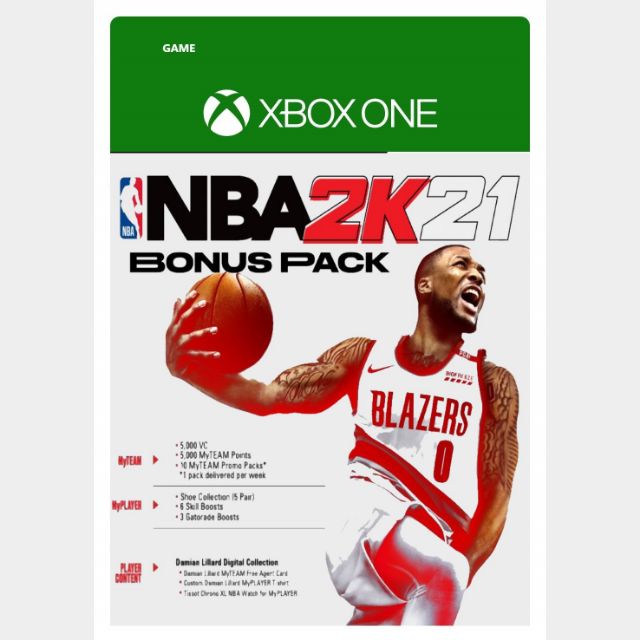 NBA 2K21: Pre-Order Bonus DLC- Xbox One - XBox One Jogos ...