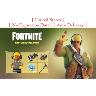 Fortnite - Raptor Royale Pack - XBOX - United States