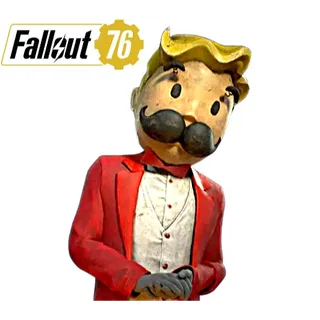 Fallout 76 - Mr. Vault Boy Mascot Outfit and Head Skin DLC Bethesda Key