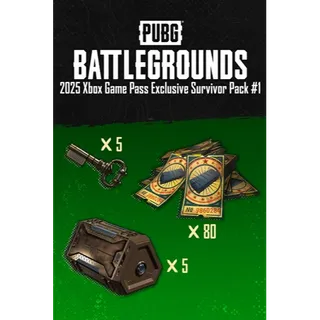 PUBG - 2025 XBOX GAME PASS EXCLUSIVE SURVIVOR PACK 1 - XBOX SERIES X|S, XBOX ONE